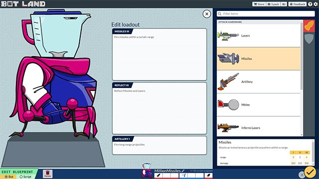 Thử nghiệm chiến lược tấn công và phòng thủ mới trong Bot Land