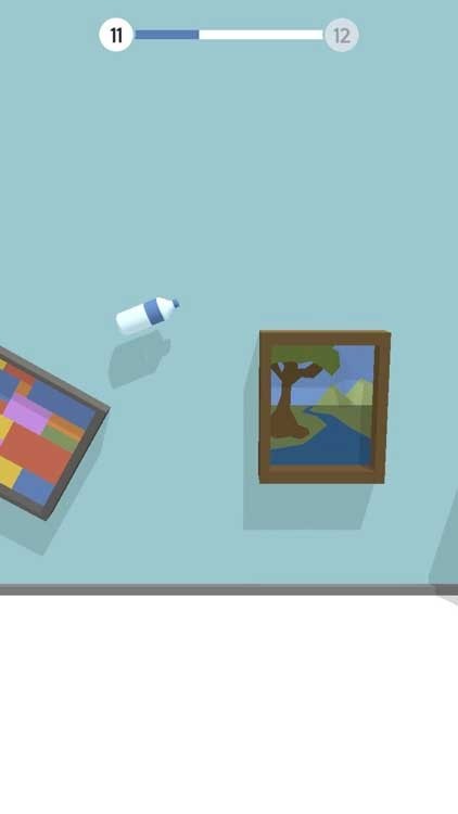 Chinh phục mọi đồ vật tại nhiều căn phòng khác nhau trong Bottle Flip 3D