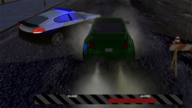 Chạy trốn khỏi sự truy đuổi gắt gao của cảnh sát