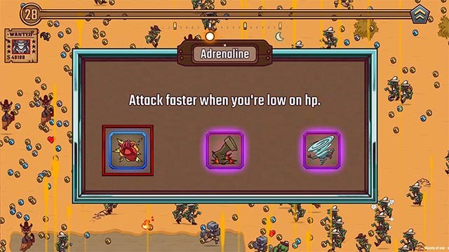 Thu thập chiến lợi phẩm từ kẻ thù hy sinh để nâng cấp sức mạnh cho anh hùng