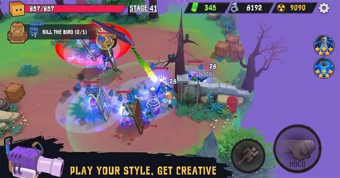 Chơi theo phong cách của bạn, thể hiên sự sáng tạo