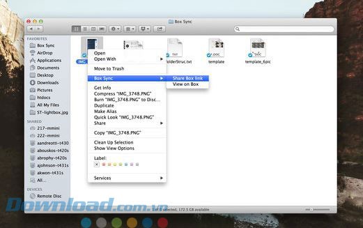 Dễ dàng chia sẻ file