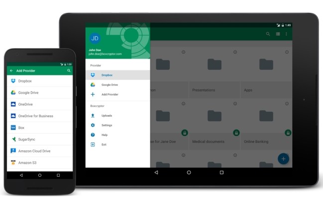 Cập nhật Boxcryptor cho Android mới nhất