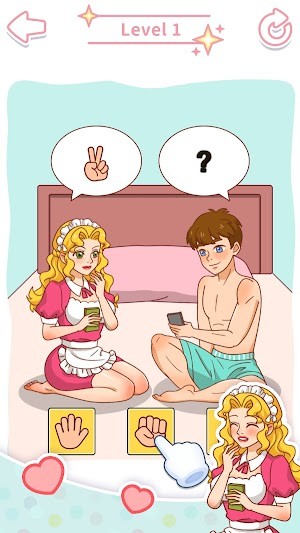 Brain Puzzle Maid Story có nhiều câu đố vui thú vị