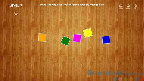Ghi nhớ màu sắc trong Brain-Training