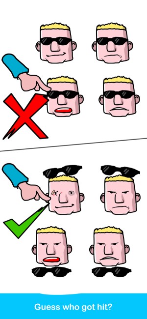 Tìm người đàn ông vừa bị ăn đấm