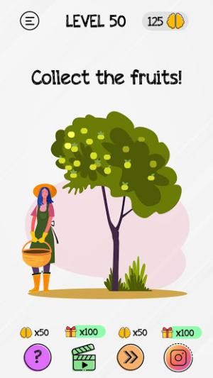 Tìm cách thu thập trái cây