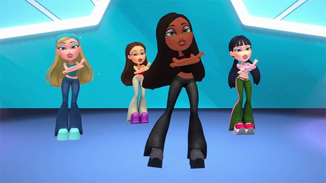 Lựa chọn nhân vật yêu thích trong game Bratz: Flaunt Your Fashion từ Bratz Pack