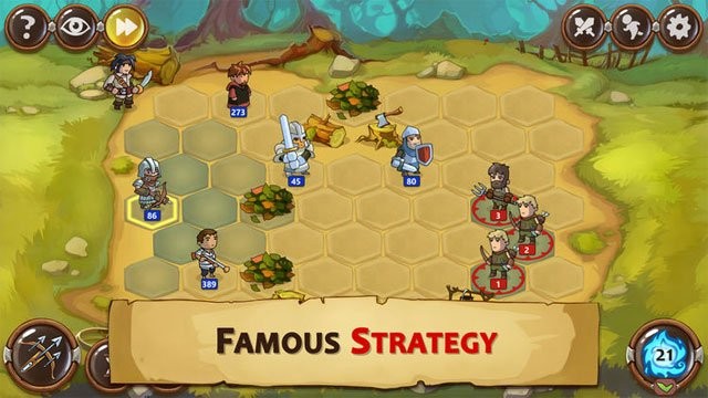 Game chiến thuật chiến đấu theo lượt - Braveland Heroes cho iOS