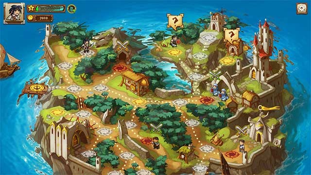 Braveland Pirate là game phiêu lưu chủ đề hải tặc vui nhộn