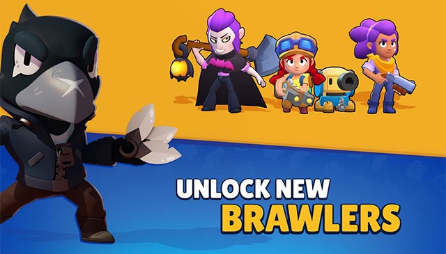 Mở khóa dàn nhân vật khủng trong Brawl Stars