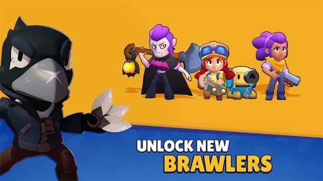 Brawl Stars cho Android có nhiều nhân vật để mở khóa