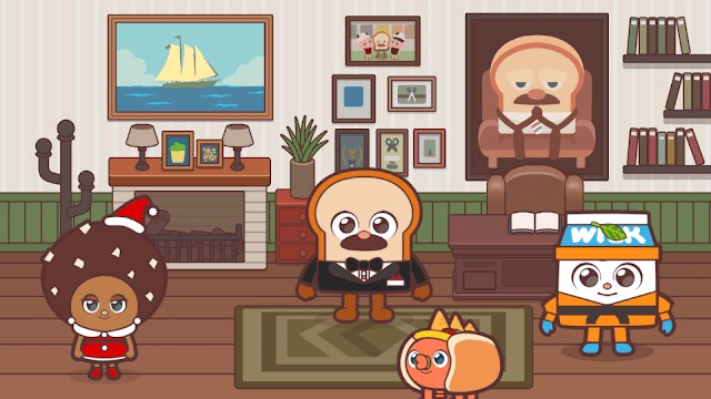 Chào mừng bạn đến thị trấn bánh ngọt trong game Bread Barbershop Bakery Town