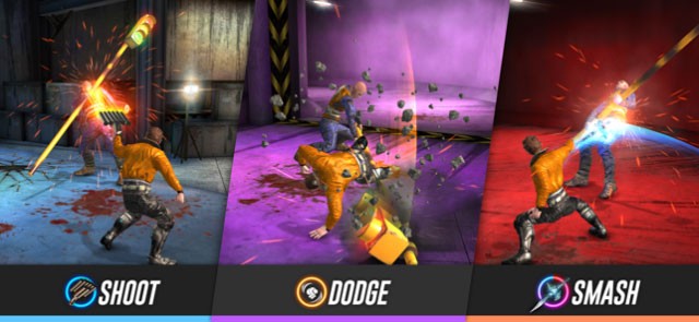 Bắn súng, đánh đấm hoặc chặt chém để tiêu diệt kẻ thù