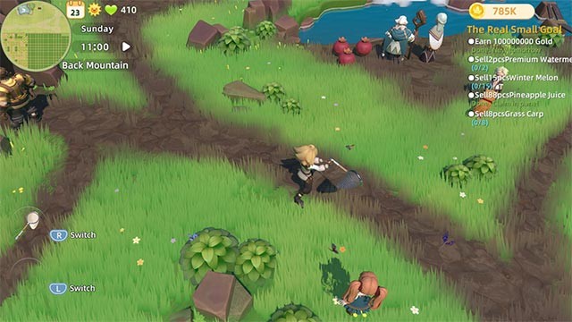 Lắng nghe tiếng gió, lang thang trên đồng cỏ và rất nhiều hoạt động khác trong Breath of the Pasture