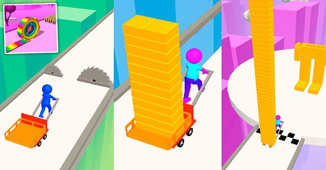 Thu thập gạch nhiều nhất có thể để xây đường và xây nhà