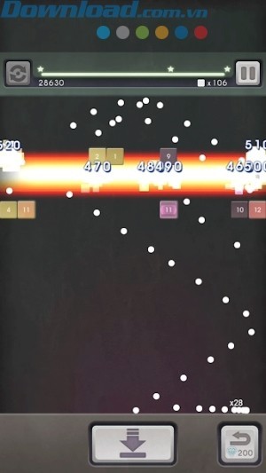 Gạch vỡ khi độ bền giảm xuống còn 0