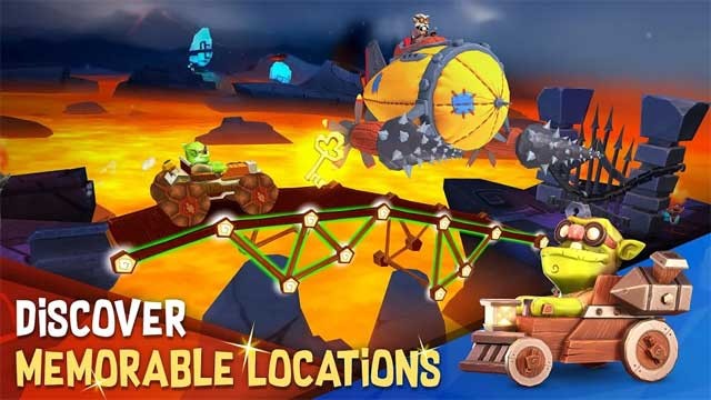 Khám phá những địa điểm tuyệt đẹp và đáng nhớ trong Bridge Builder Adventure cho Android