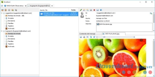 Tích hợp Email Client để xử lý thư nhanh gọn trên BriskBard