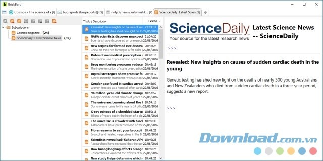 Công cụ đọc RSS và tin tức tiện lợi