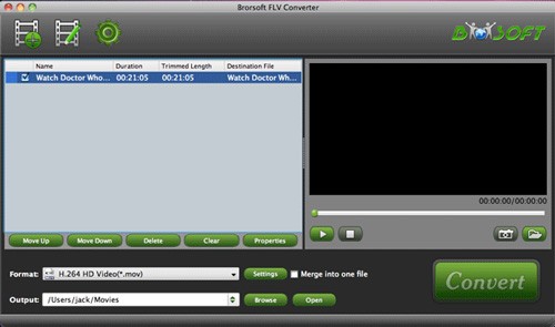 Brorsoft FLV Converter for Mac