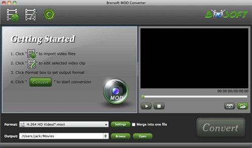 Brorsoft MOD Converter for Mac