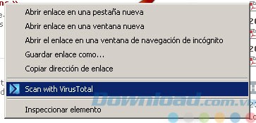 Plug-in trình duyệt VirusTotal Browser Extensions