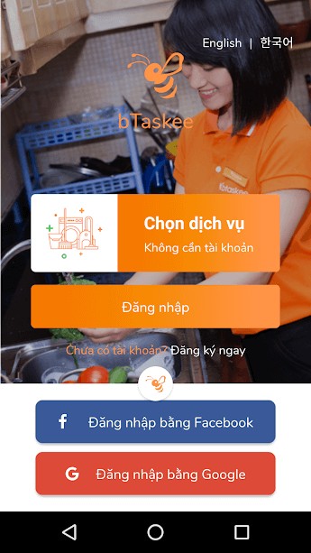 Cách đăng nhập vào ứng dụng