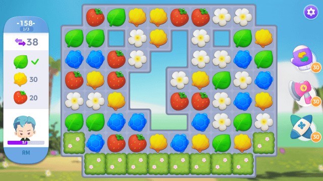 Tạo ra nhiều kỷ niệm với BTS trong các màn chơi match 3 vui nhộn