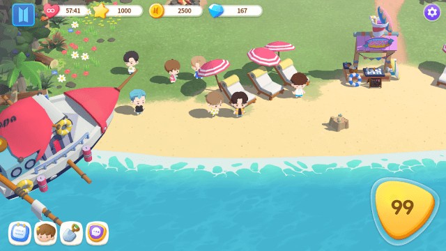 Chơi trên hòn đảo xinh đẹp cùng các thành viên của BTS trong game BTS Island: In the SEOM