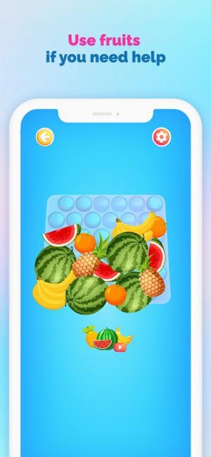 Dùng trái cây để phá vỡ nhiều bong bóng cùng lúc