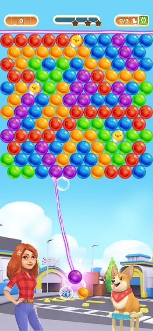 Bubble Shooter Magic Farm là game bắn bóng match-3 giải trí