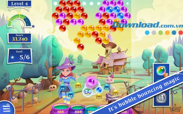 Bubble Witch 2 Saga cho Android