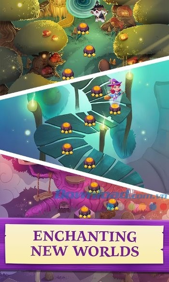 Phiêu lưu qua nhiều vùng đất khác nhau