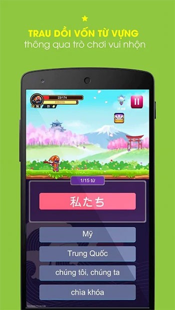 Bucha học tiếng Nhật