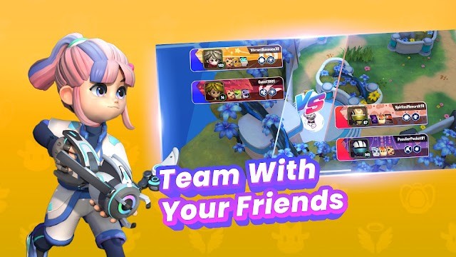 Lập team với bạn bè và cùng nhau chiến đấu trong game Buddy Arena