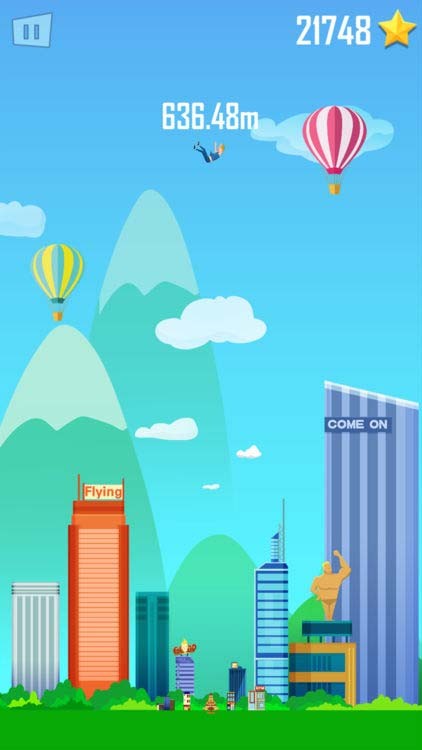 Tung nhân vật lên càng cao càng tốt