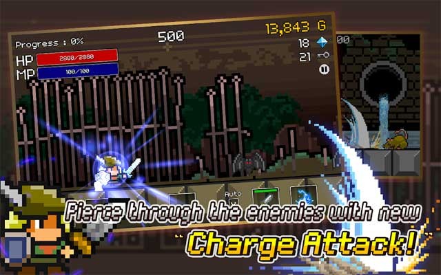 Tấn công kẻ địch với hệ thống Charge Attack mới