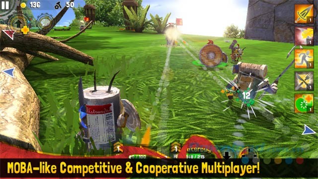 Các cuộc cạnh tranh giống MOBA và phối hợp nhiều người chơi