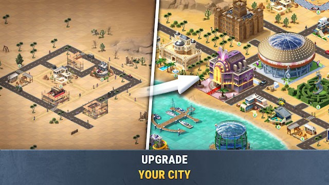 Nâng cấp và phát triển thành phố của bạn trở thành đô thị thịnh vượng trong game Build a City: Community Town