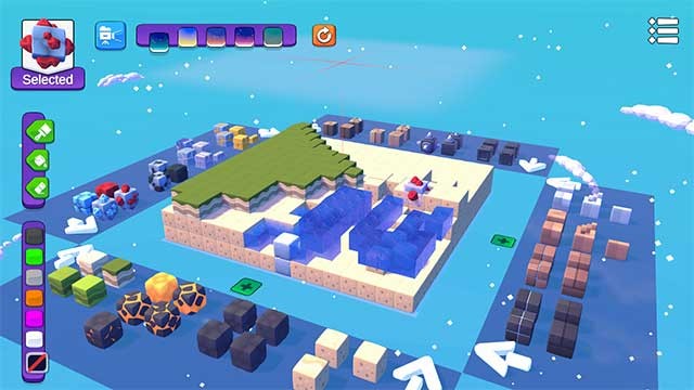 Các vật liệu và công trình có nét tương đồng với đồ họa trong Minecraft