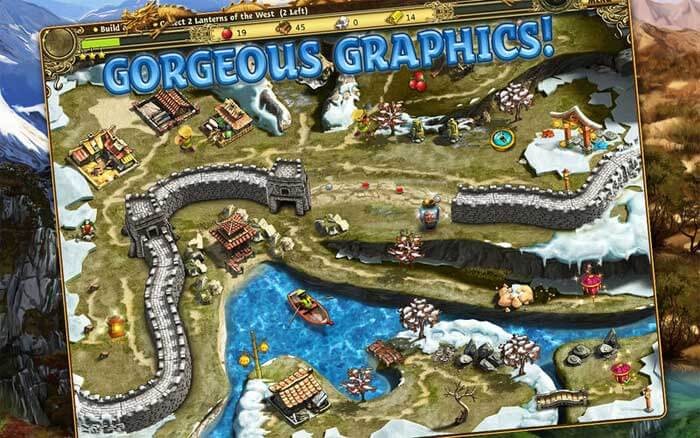 Đồ họa bắt mắt của Building the Great Wall of China cho Mac