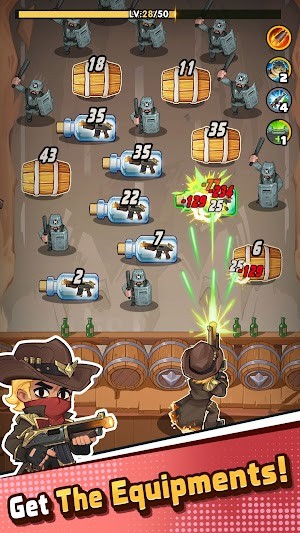 Nhận các trang thiết bị, vũ khí mạnh mẽ hơn