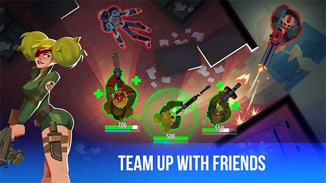 Lập nhóm với bạn bè trong những trận đấu súng kịch tính của Bullet Echo