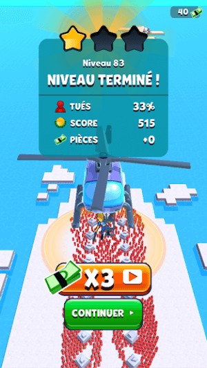 Hoàn thành màn chơi và nhận tiền