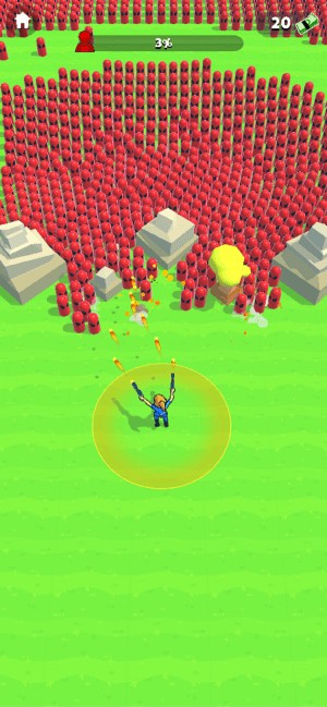 Tiêu diệt quân dịch đông đảo trên bản đồ