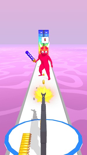 Bắn súng phá hủy chướng ngại cản đường