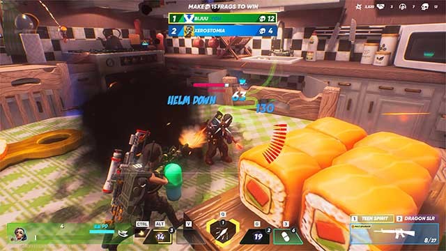 Giải phóng sự hỗn loạn trong nhà bếp, gara và phòng khách