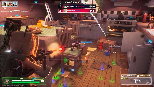 Mỗi trận chiến trong Bullet Yeeters game đều là một cảnh tượng ngoạn mục