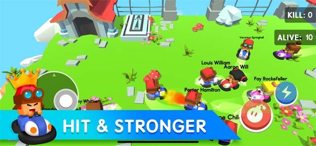 Đẩy đối thủ ra khỏi đấu trường để giành chiến thắng